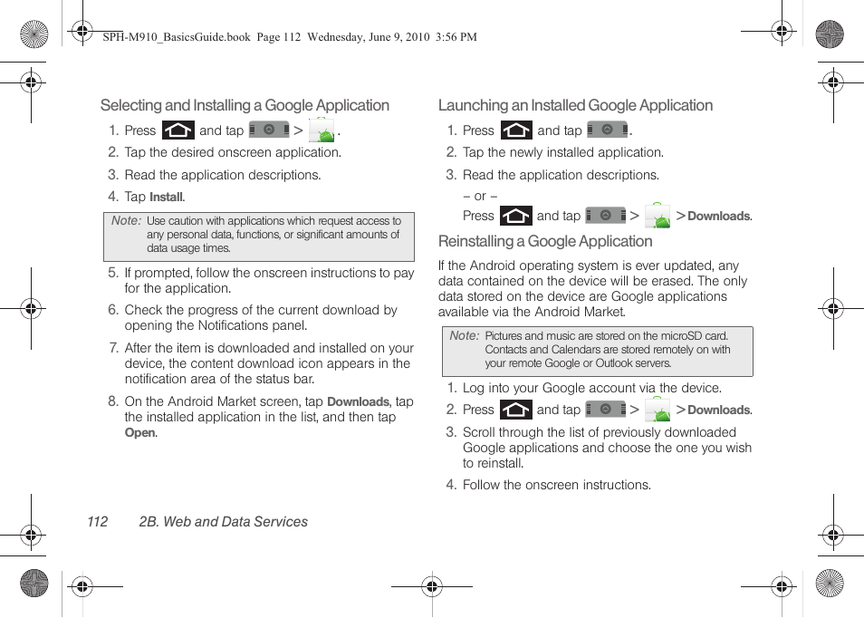 Samsung SPH-M810HAASPR User Manual | Page 124 / 157