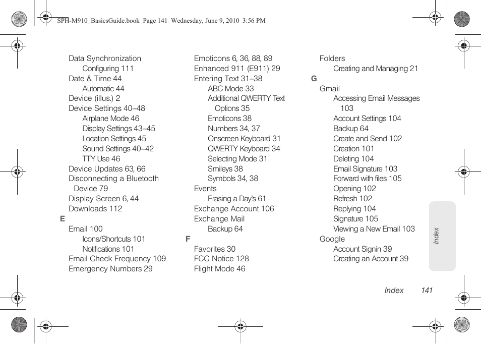 Samsung SPH-M810HAASPR User Manual | Page 153 / 157