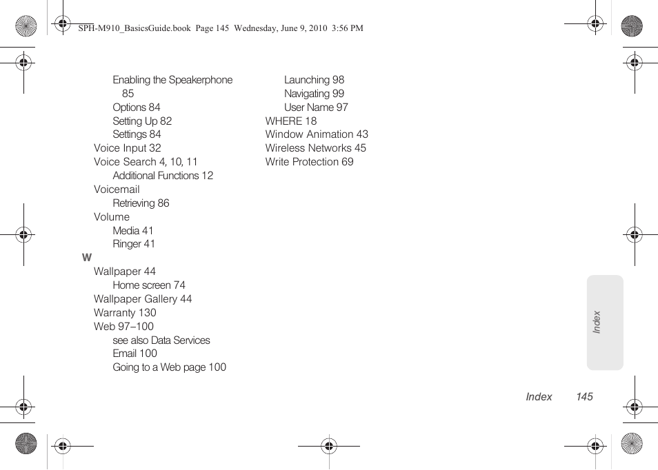 Samsung SPH-M810HAASPR User Manual | Page 157 / 157