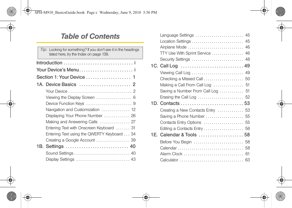 Samsung SPH-M810HAASPR User Manual | Page 3 / 157