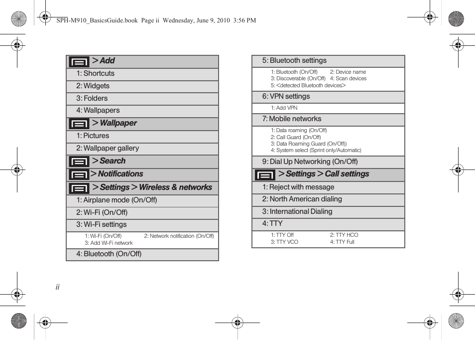 Samsung SPH-M810HAASPR User Manual | Page 8 / 157