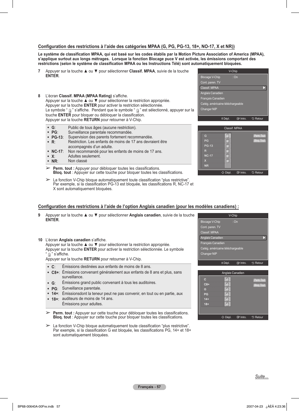Samsung HLT7288WX-XAA User Manual | Page 152 / 276