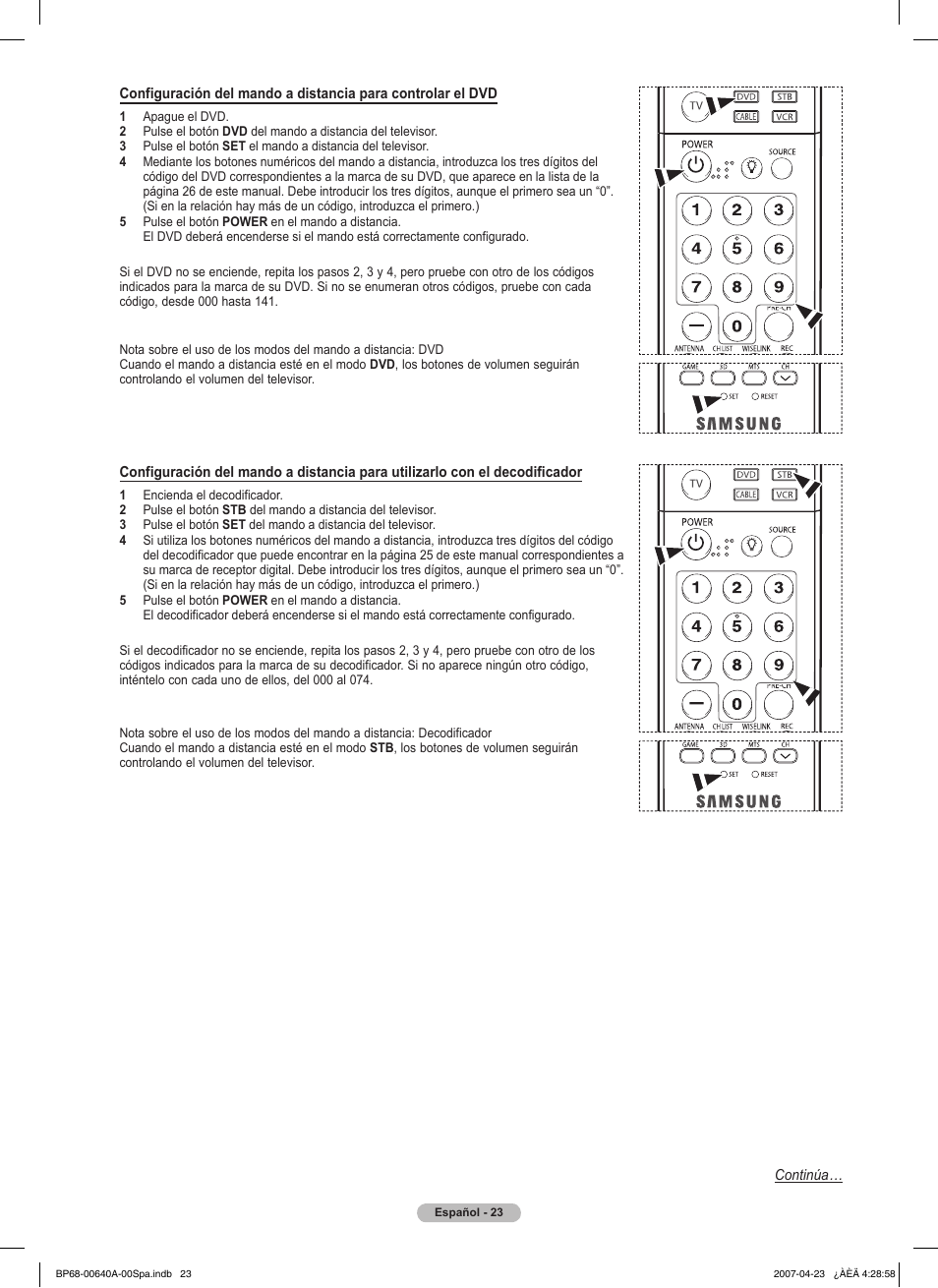 Samsung HLT7288WX-XAA User Manual | Page 208 / 276