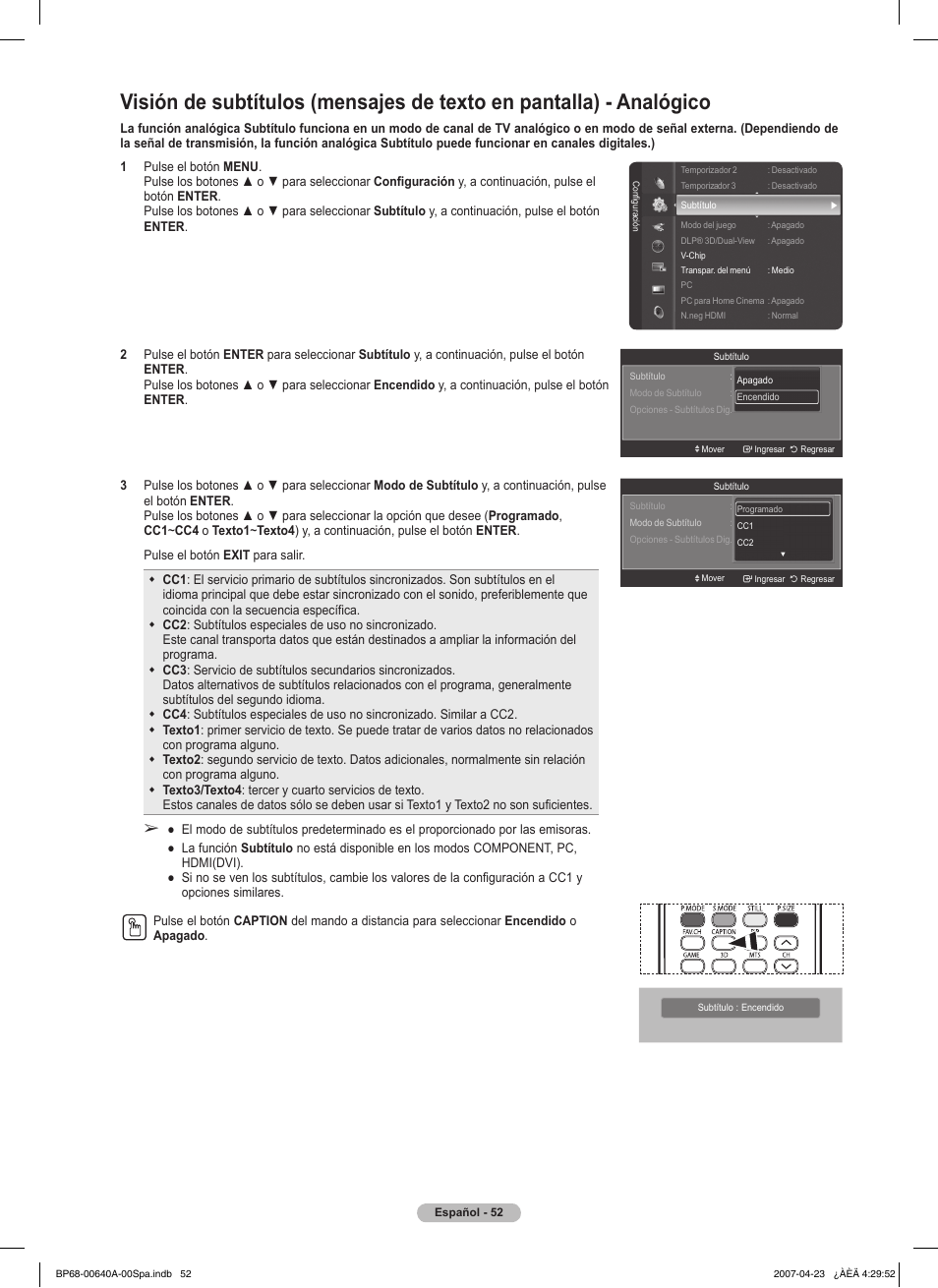 Samsung HLT7288WX-XAA User Manual | Page 237 / 276
