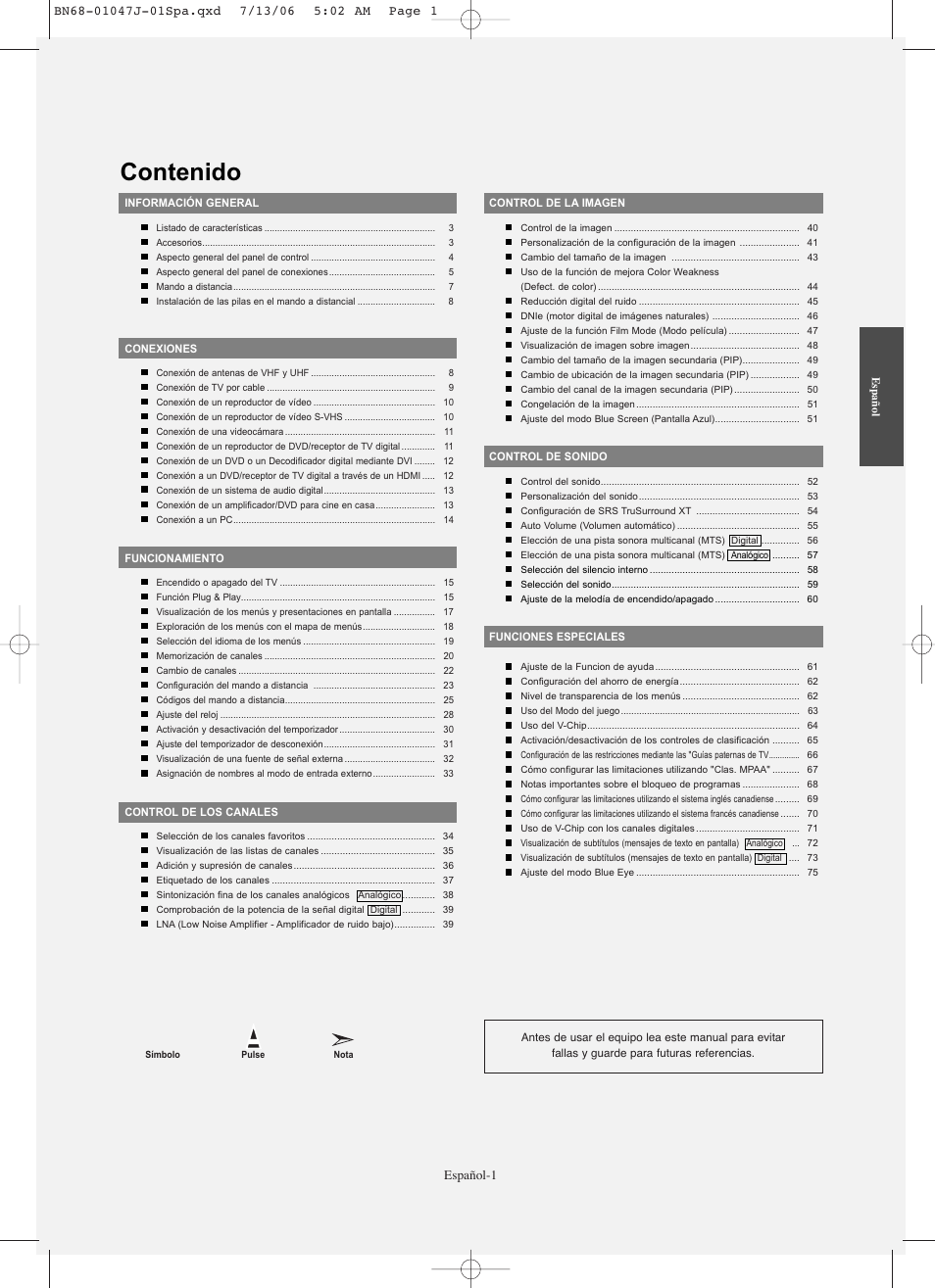 Samsung LNS4695DX-XAA User Manual | Page 185 / 275