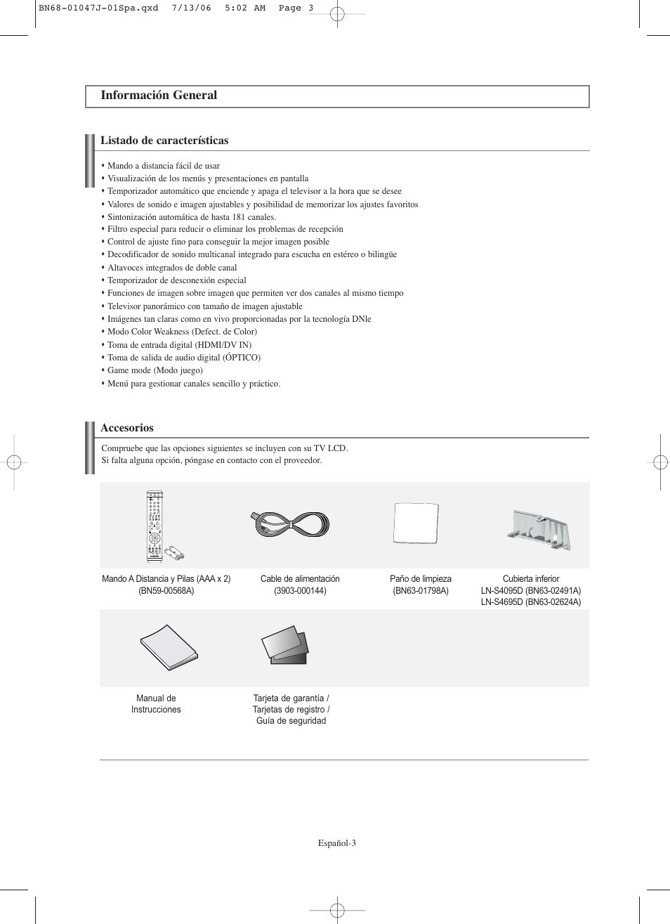 Información general | Samsung LNS4695DX-XAA User Manual | Page 187 / 275