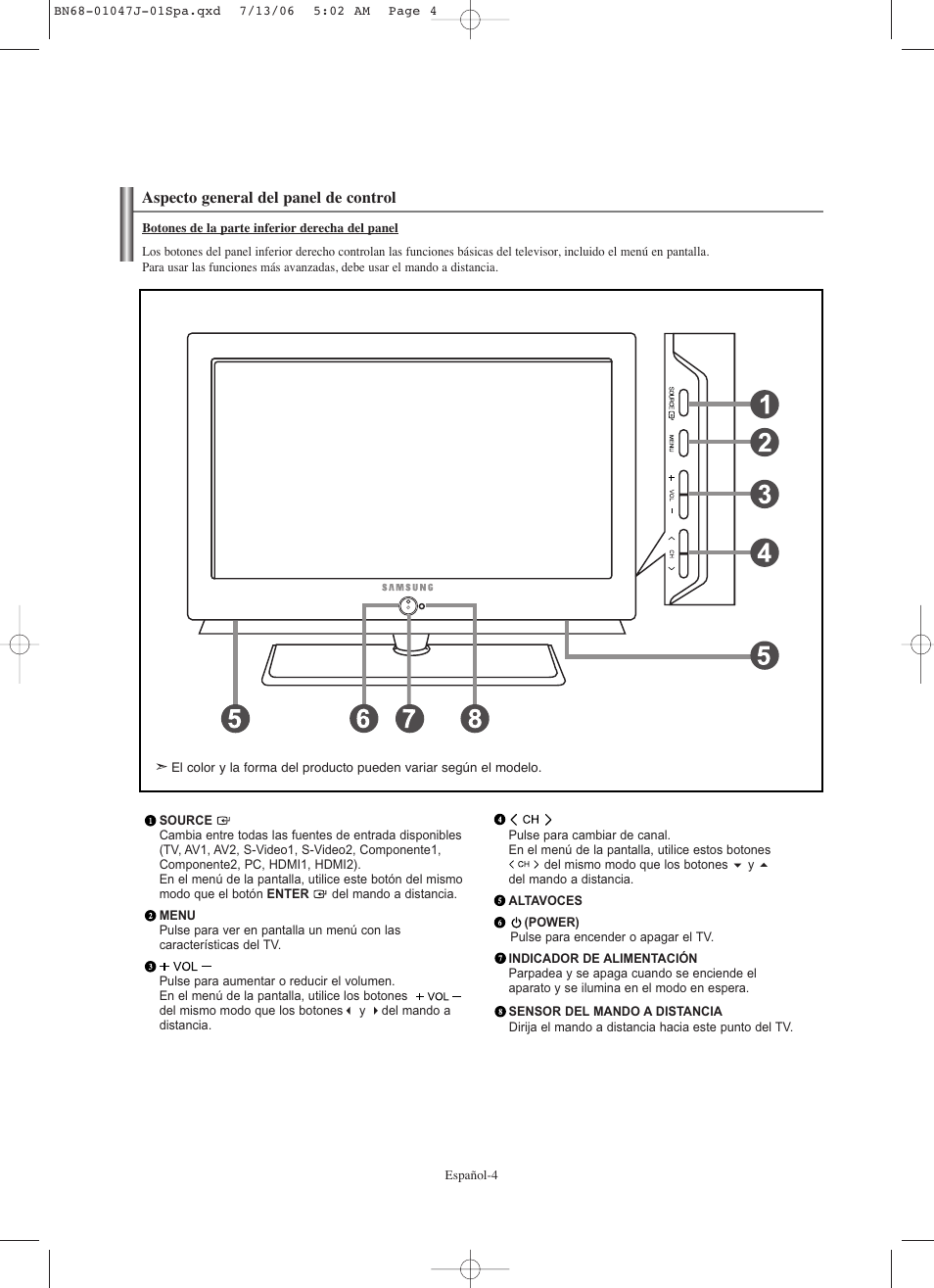 Samsung LNS4695DX-XAA User Manual | Page 188 / 275