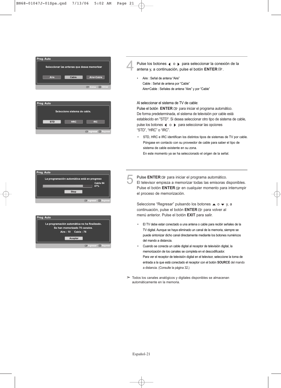 Samsung LNS4695DX-XAA User Manual | Page 205 / 275
