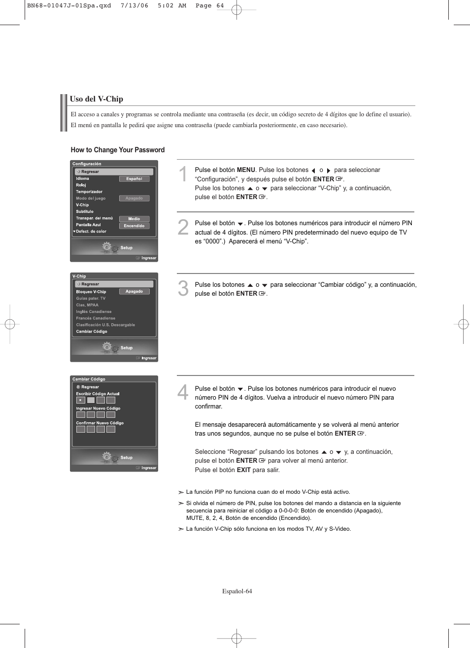 Samsung LNS4695DX-XAA User Manual | Page 248 / 275