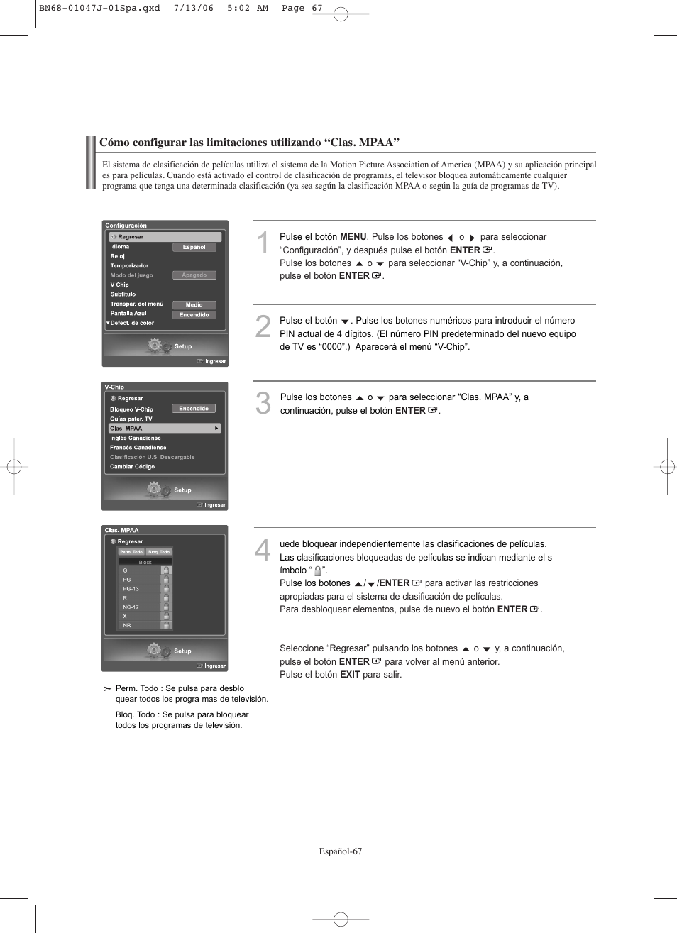 Samsung LNS4695DX-XAA User Manual | Page 251 / 275