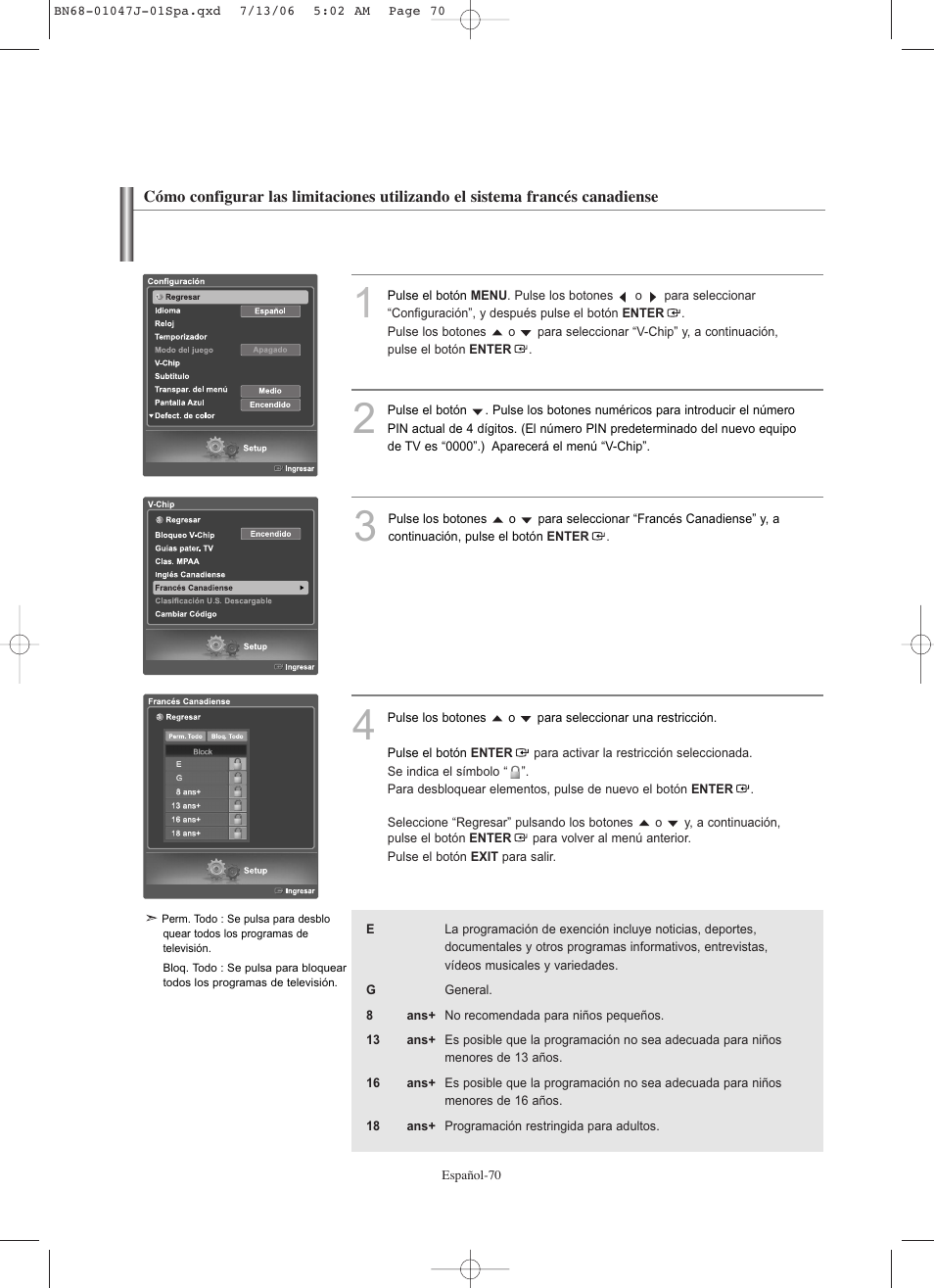 Samsung LNS4695DX-XAA User Manual | Page 254 / 275