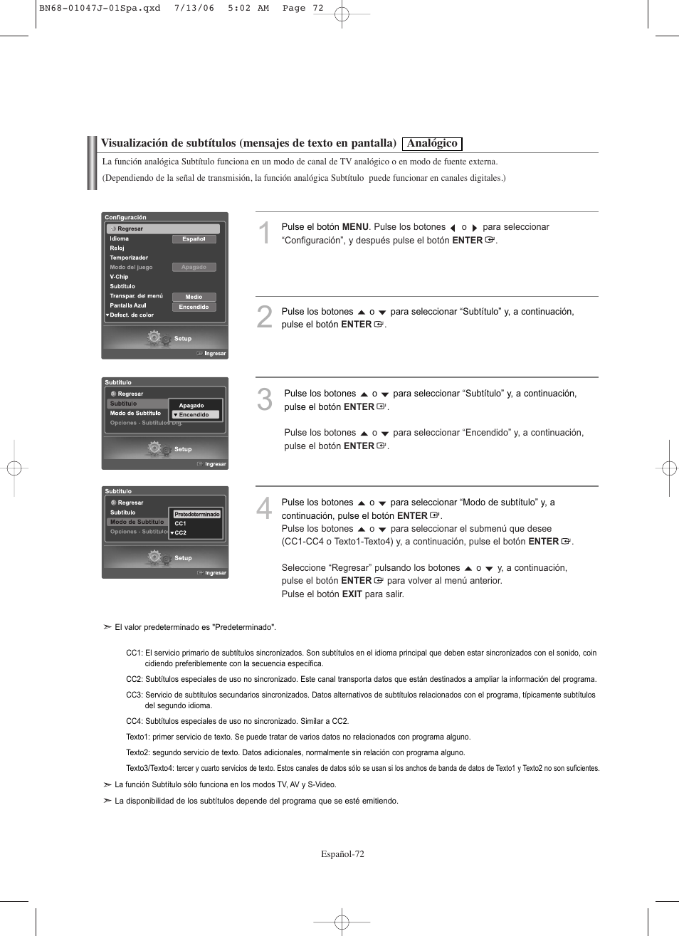 Samsung LNS4695DX-XAA User Manual | Page 256 / 275