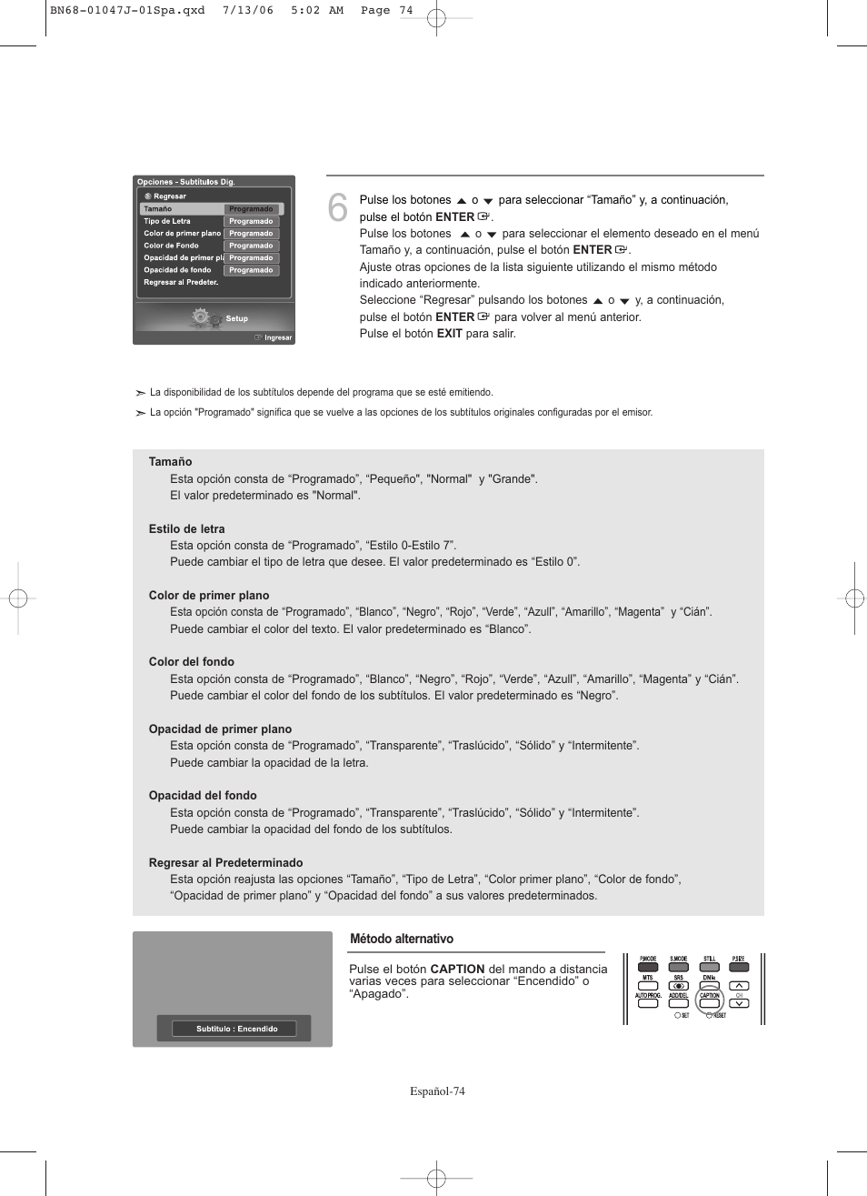 Samsung LNS4695DX-XAA User Manual | Page 258 / 275