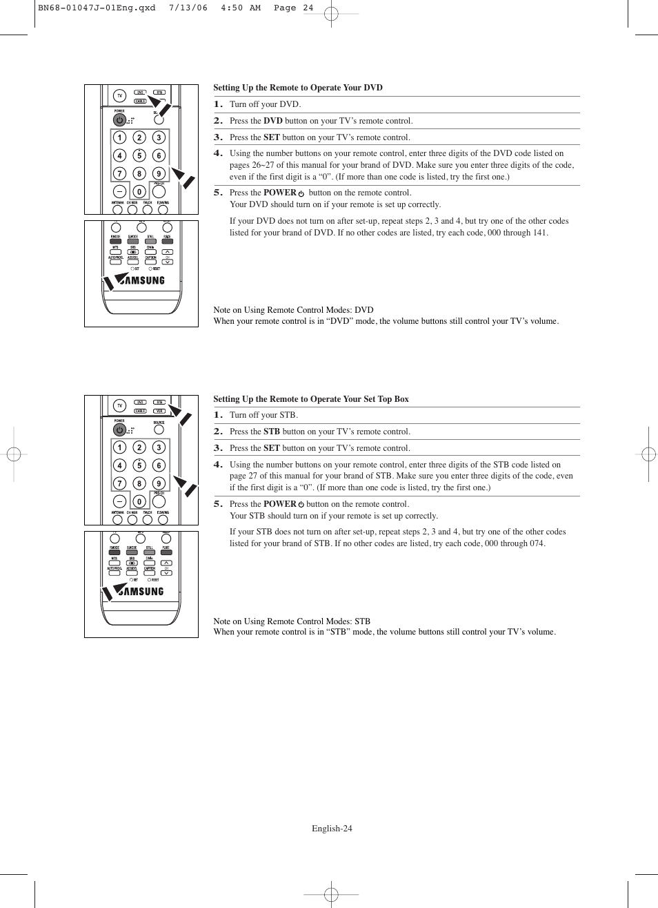 Samsung LNS4695DX-XAA User Manual | Page 26 / 275