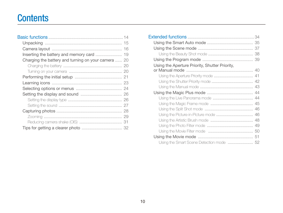 Samsung EC-WB150FBPBUS User Manual | Page 11 / 160