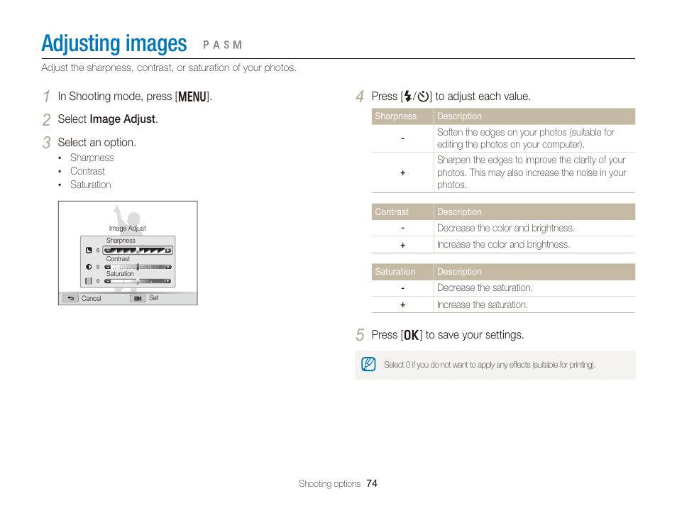 Adjusting images | Samsung EC-WB150FBPBUS User Manual | Page 75 / 160