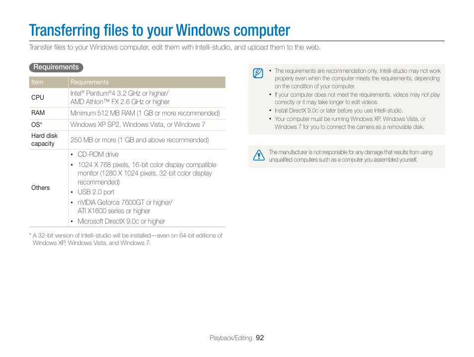 Transferring files to your windows computer, Transferring ﬁles to your windows computer, Transferring ﬁles to your windows | Computer | Samsung EC-WB150FBPBUS User Manual | Page 93 / 160