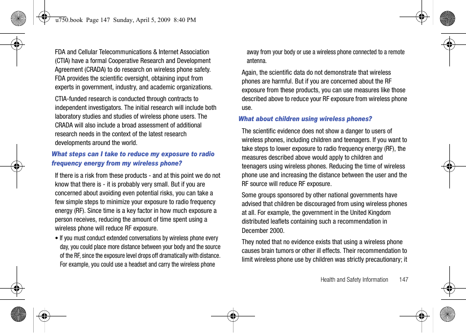 Samsung SCH-U750HAAVZW User Manual | Page 151 / 178