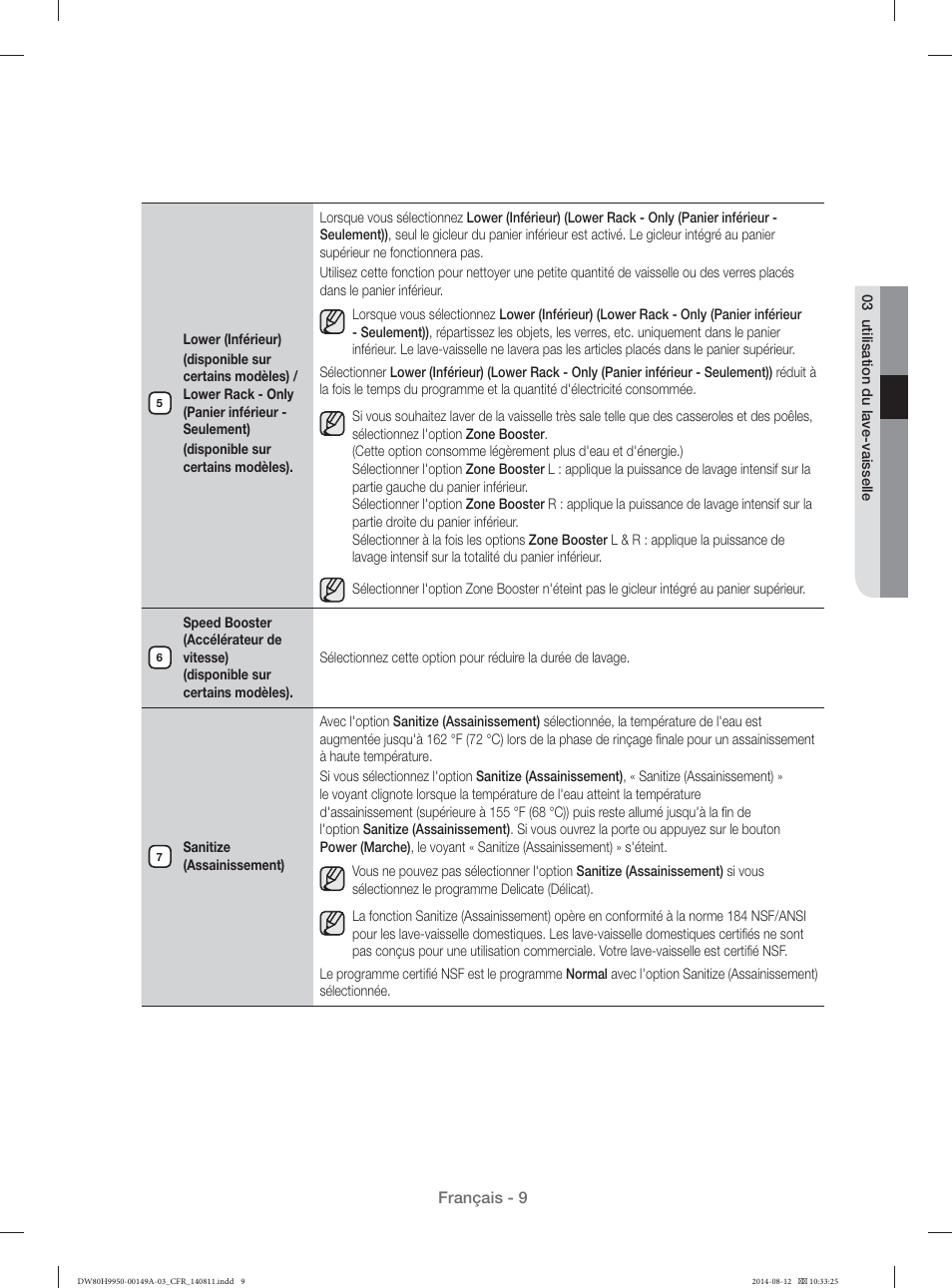 Samsung DW80H9970US-AA User Manual | Page 41 / 96