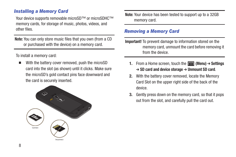 Samsung YP-GS1CB-XAA User Manual | Page 12 / 211