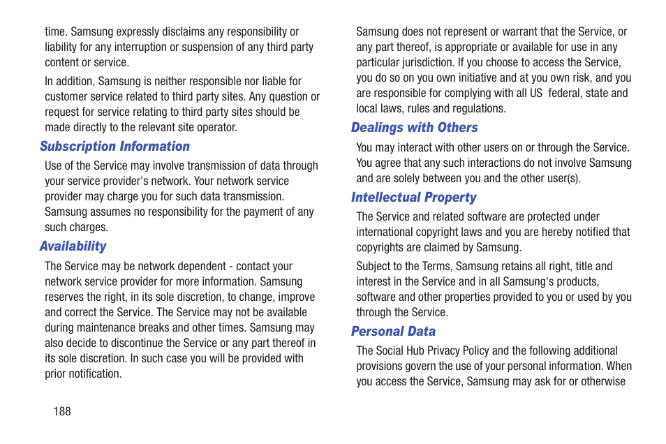 Samsung YP-GS1CB-XAA User Manual | Page 192 / 211