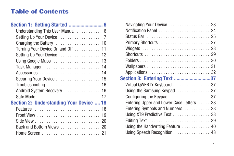 Samsung YP-GS1CB-XAA User Manual | Page 5 / 211