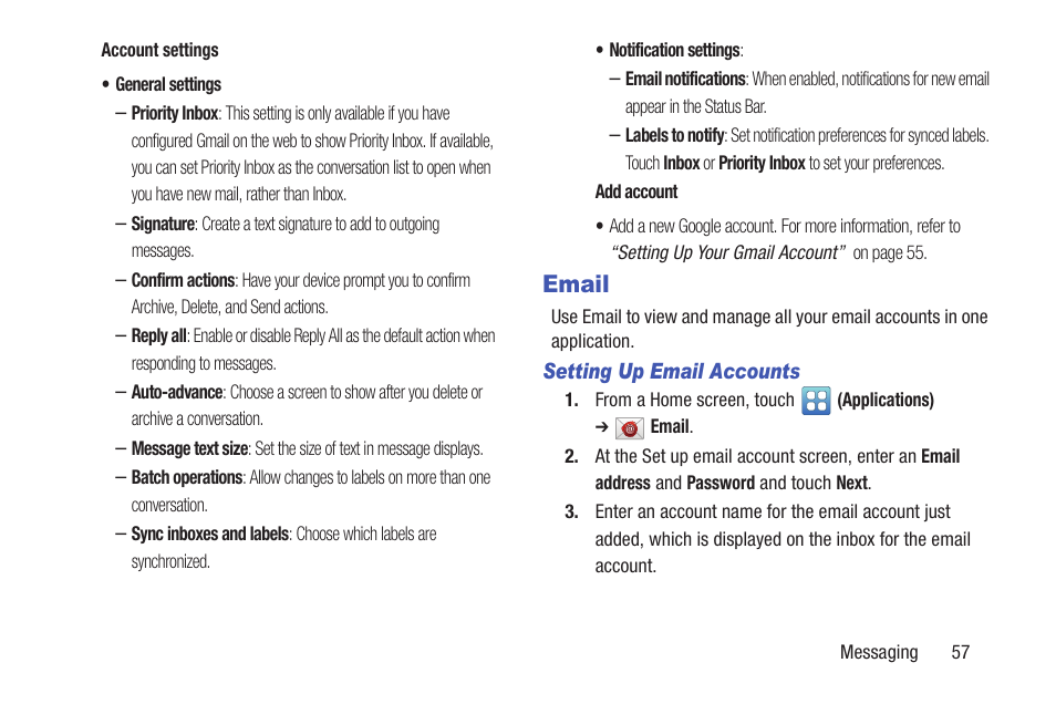 Email | Samsung YP-GS1CB-XAA User Manual | Page 61 / 211