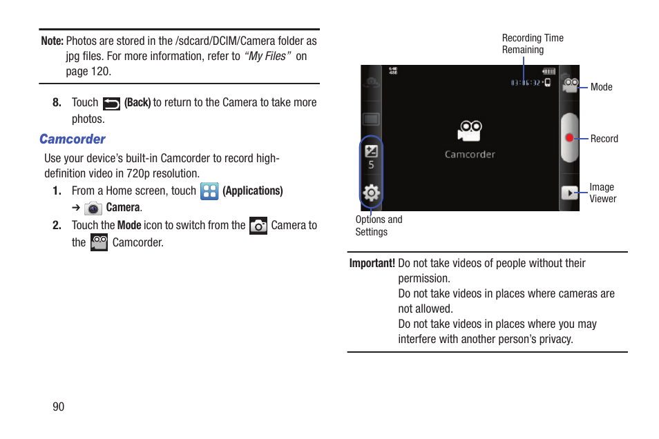 Samsung YP-GS1CB-XAA User Manual | Page 94 / 211