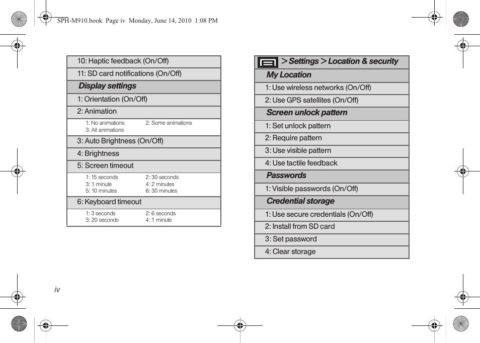 Samsung SPH-M910ZIASPR User Manual | Page 10 / 233