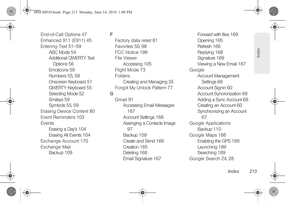 Samsung SPH-M910ZIASPR User Manual | Page 227 / 233