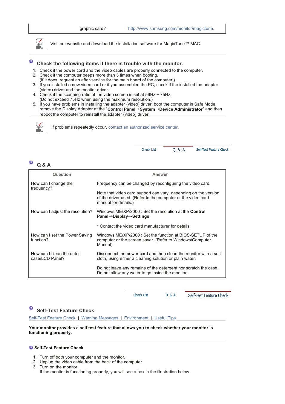 Q & a | Samsung LS19VDPXHQ-XAA User Manual | Page 42 / 56