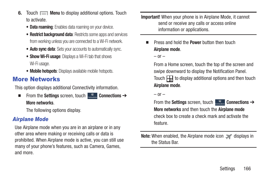 More networks | Samsung SGH-I527ZKBATT User Manual | Page 173 / 228