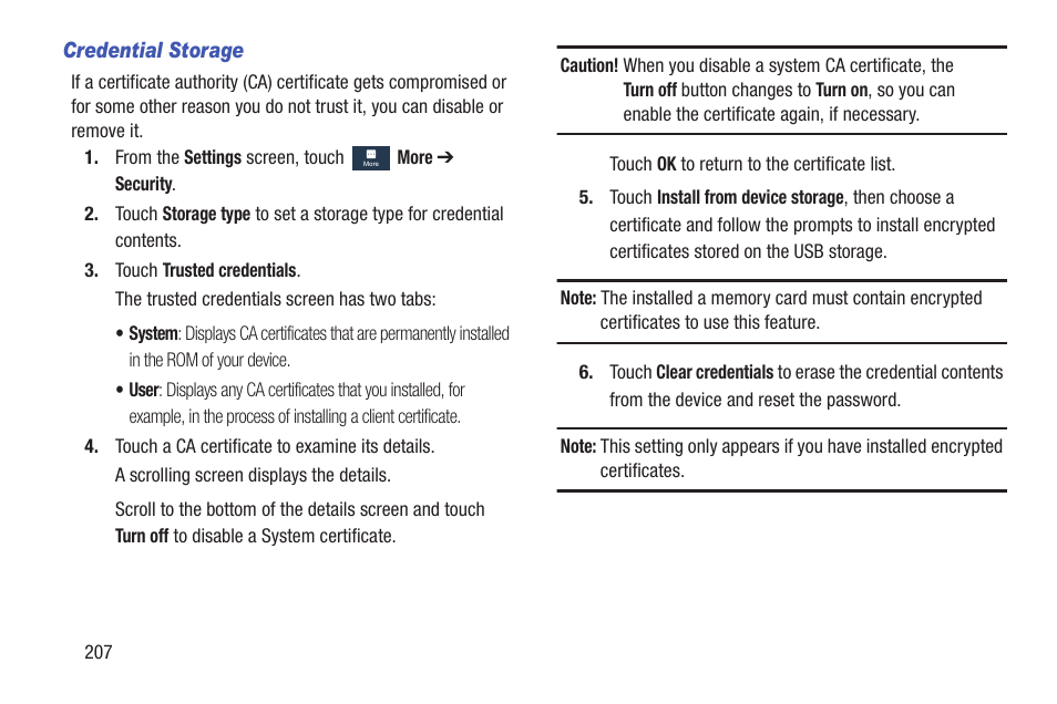 Samsung SGH-I527ZKBATT User Manual | Page 214 / 228