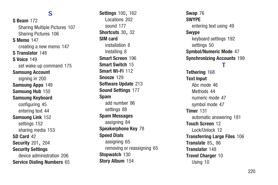 Samsung SGH-I527ZKBATT User Manual | Page 227 / 228