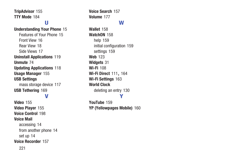 Samsung SGH-I527ZKBATT User Manual | Page 228 / 228