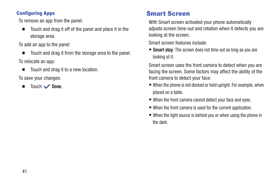 Smart screen | Samsung SGH-I527ZKBATT User Manual | Page 48 / 228