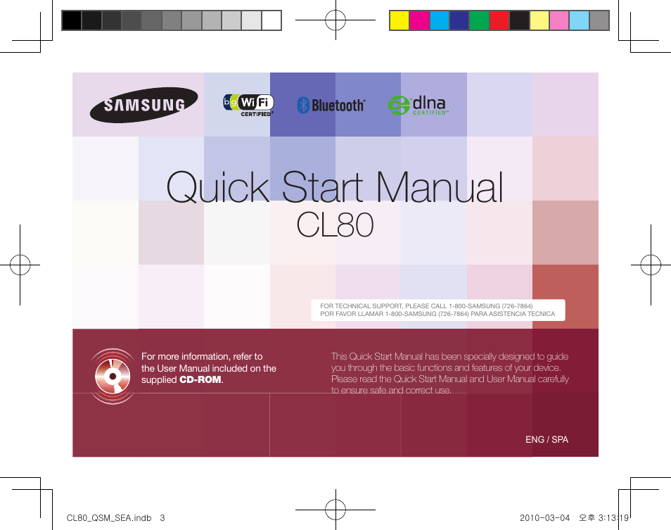 Samsung EC-CL80ZZBPAUS User Manual | 24 pages