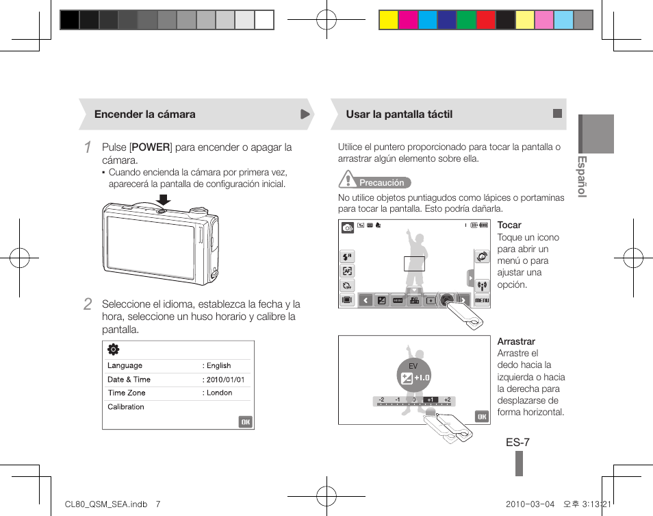 Español | Samsung EC-CL80ZZBPAUS User Manual | Page 17 / 24