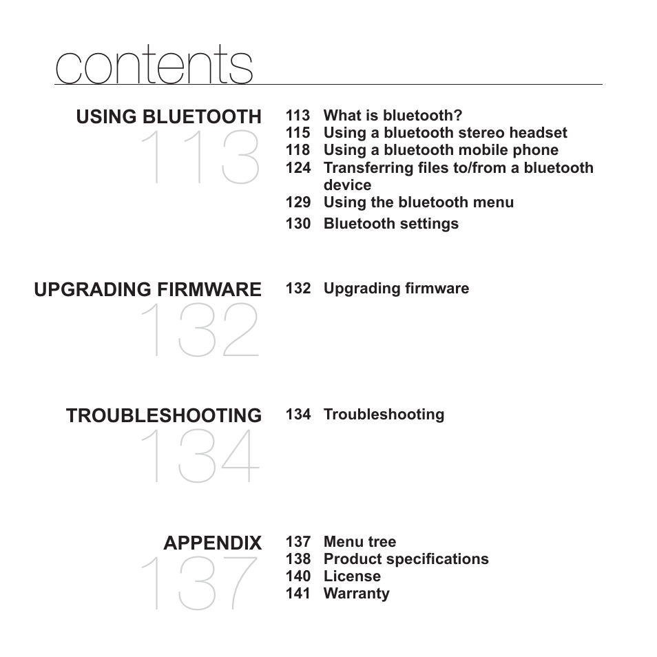 Samsung YP-P2JCB-XAA User Manual | Page 10 / 146