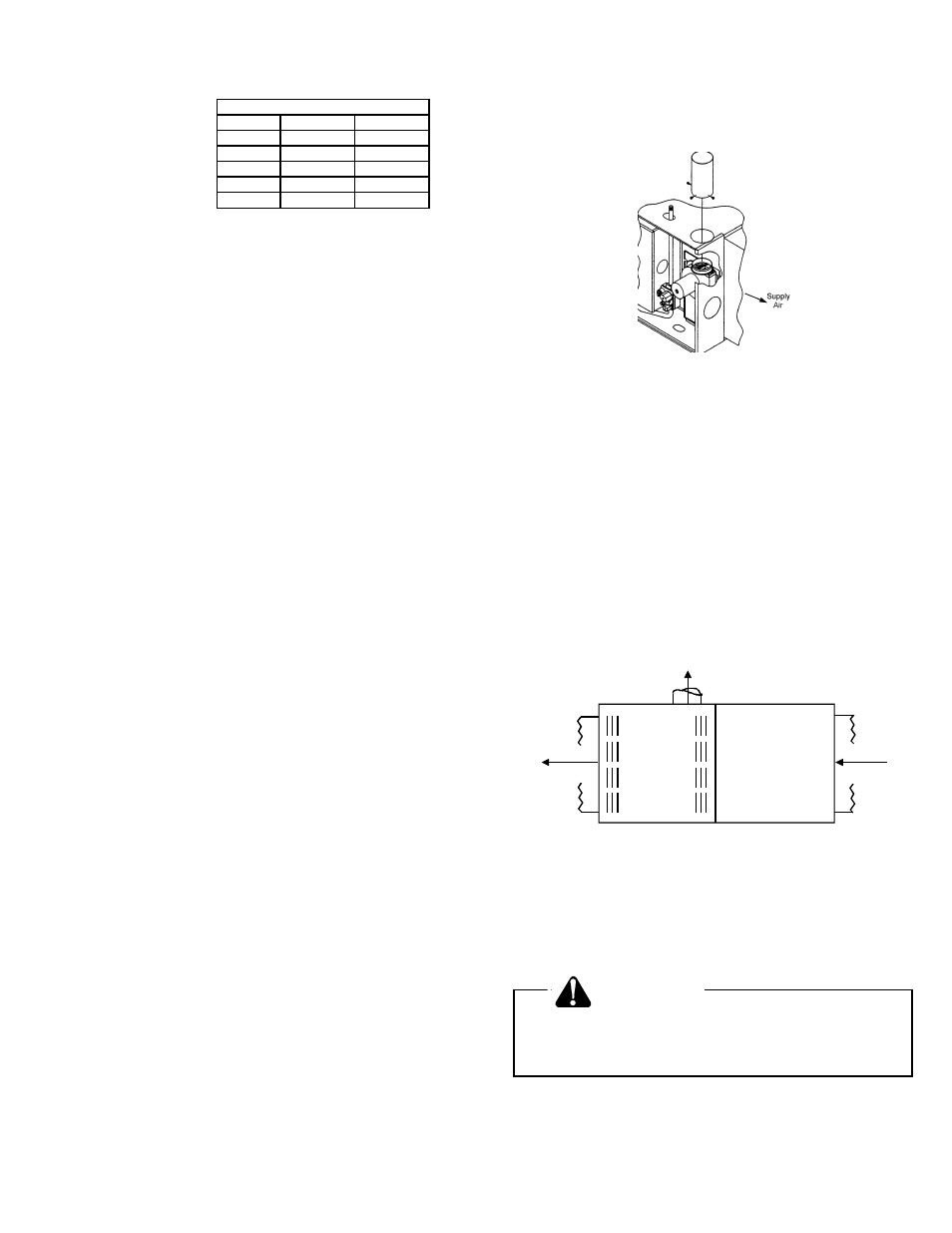 Warning, Figure 5 upflow rotated induced draft blower, Figure 6 counterflow rotated induced draft blower | Amana VR8205 User Manual | Page 7 / 29