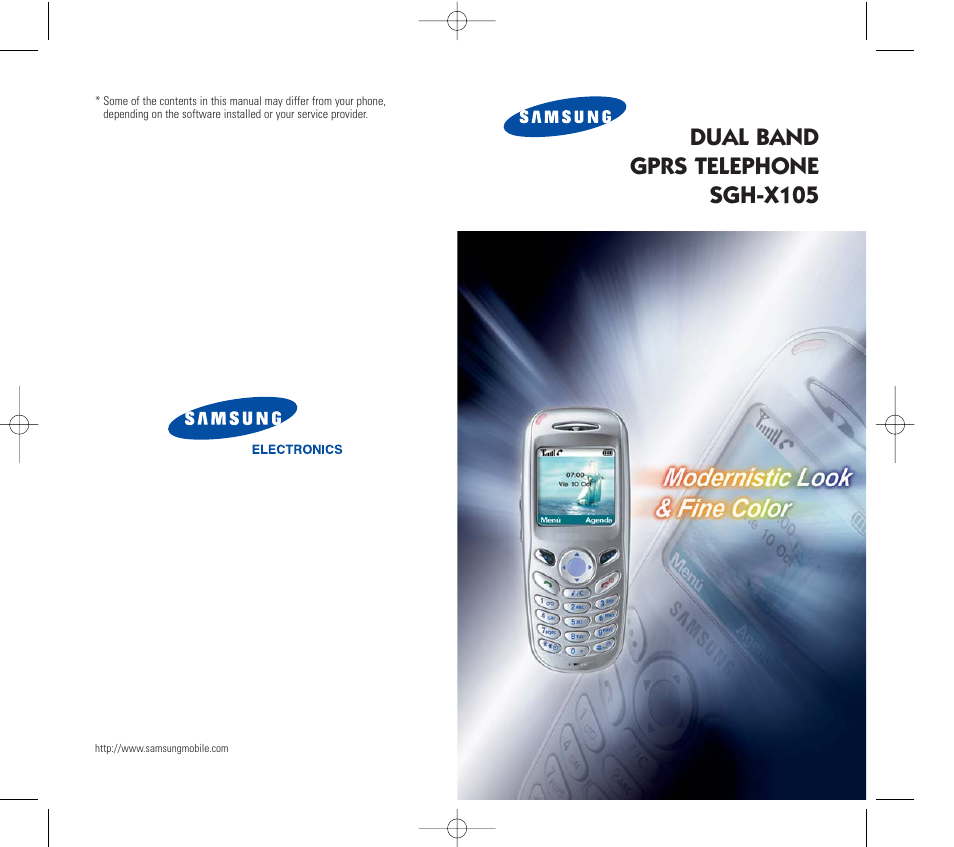 Samsung SGH-X105NBATMB User Manual | 82 pages