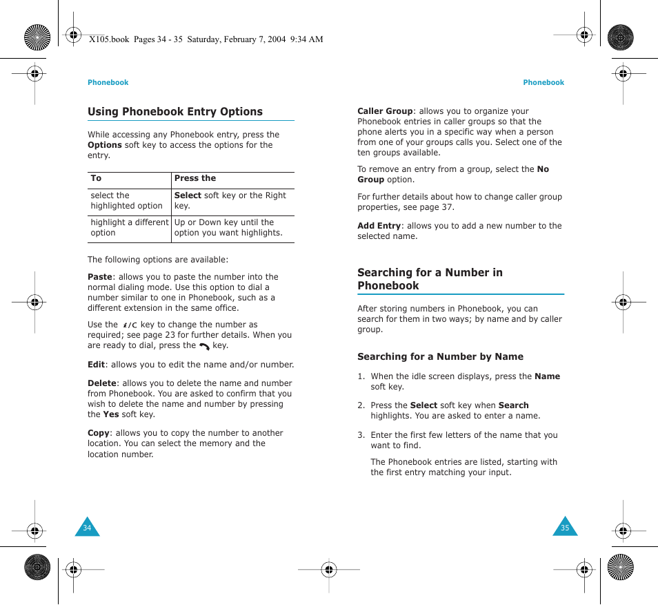 Samsung SGH-X105NBATMB User Manual | Page 19 / 82