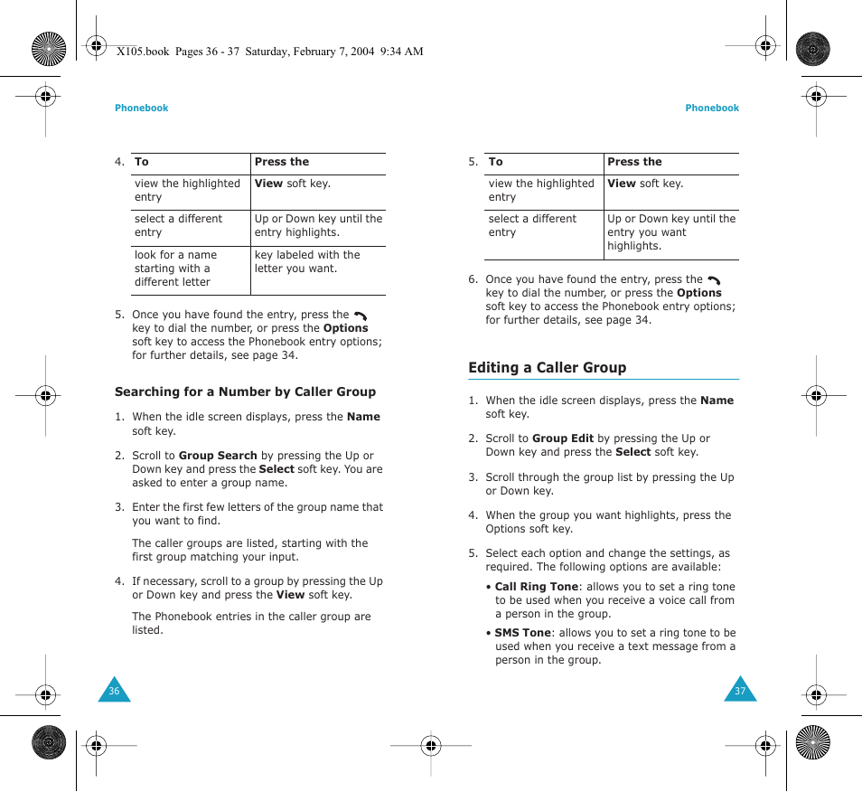 Samsung SGH-X105NBATMB User Manual | Page 20 / 82