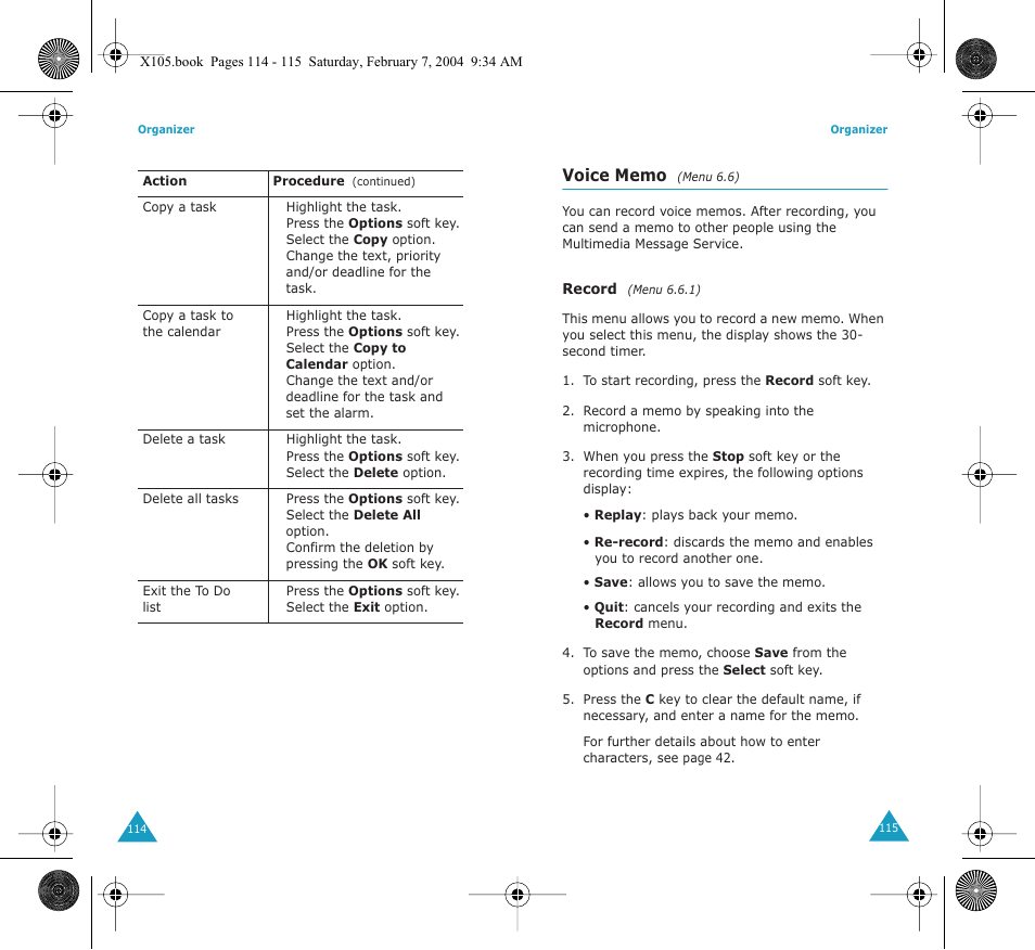 Samsung SGH-X105NBATMB User Manual | Page 60 / 82