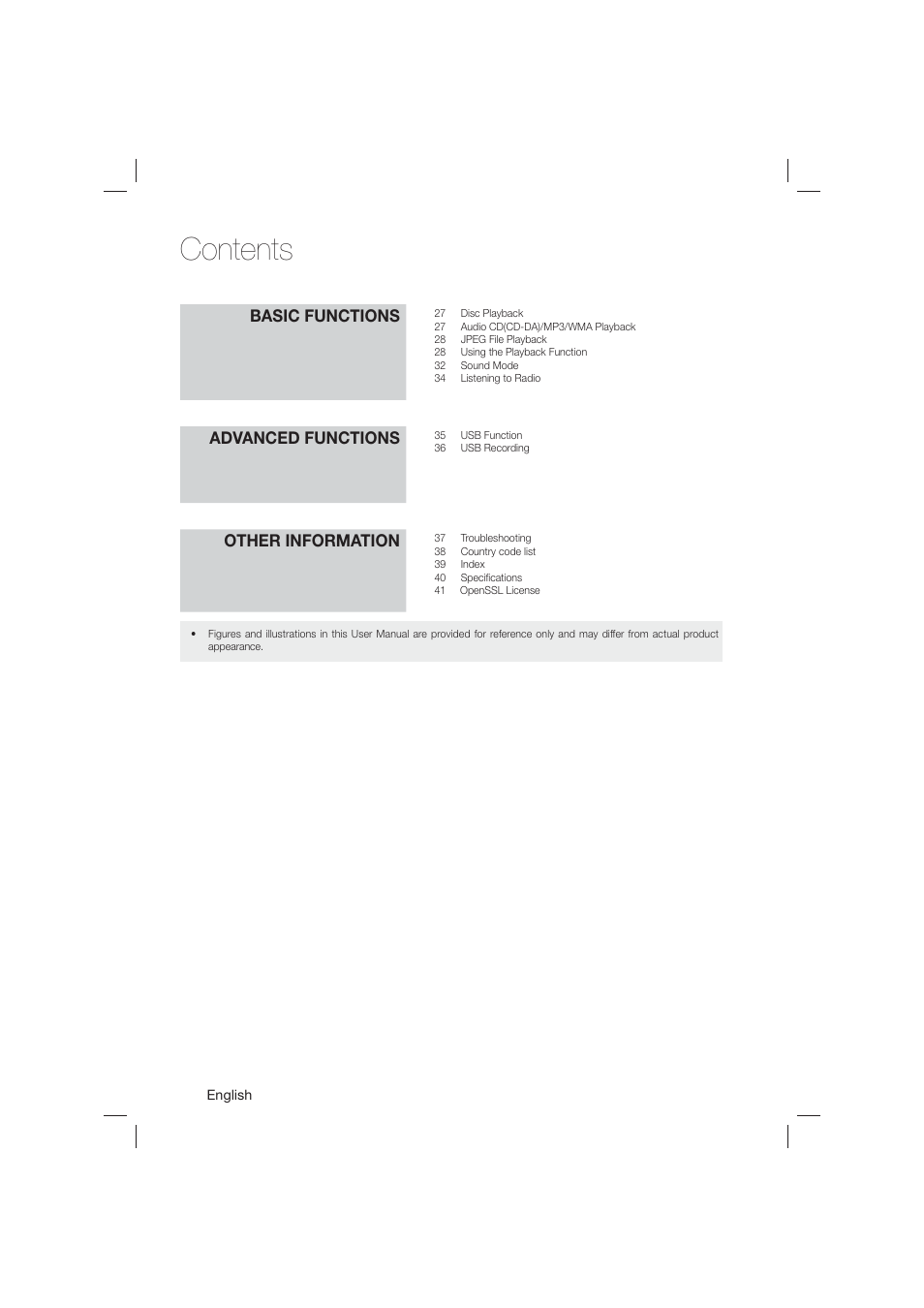 Samsung HT-E550-ZA User Manual | Page 6 / 45