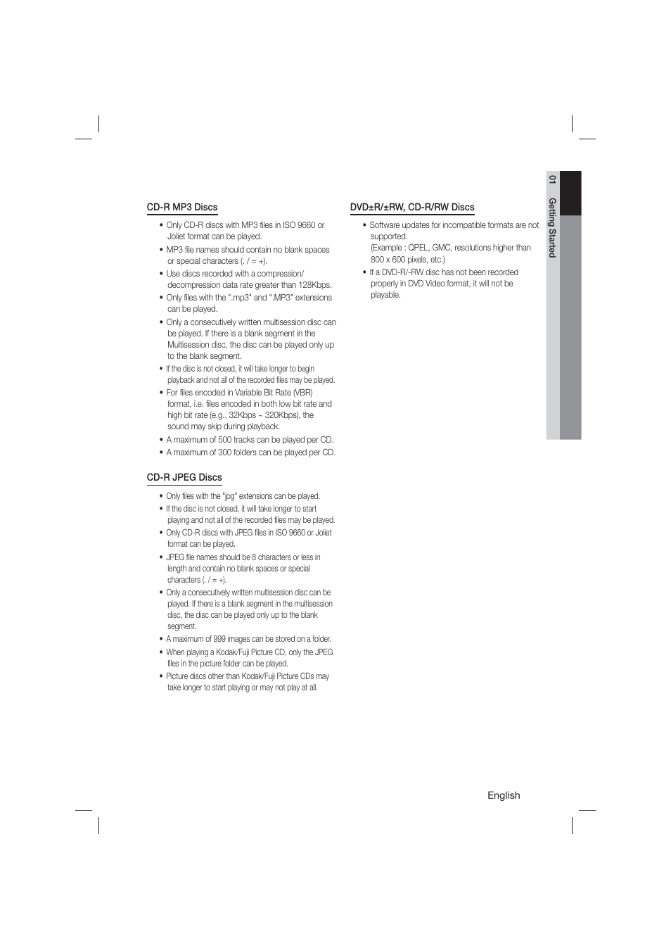 Samsung HT-E550-ZA User Manual | Page 9 / 45