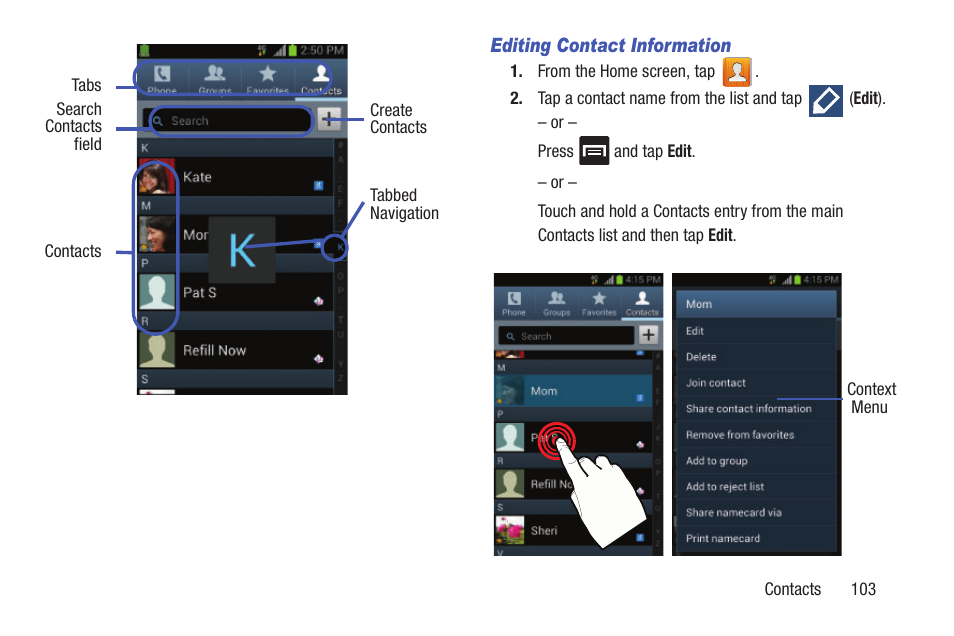 Samsung SGH-T699DABTMB User Manual | Page 109 / 344