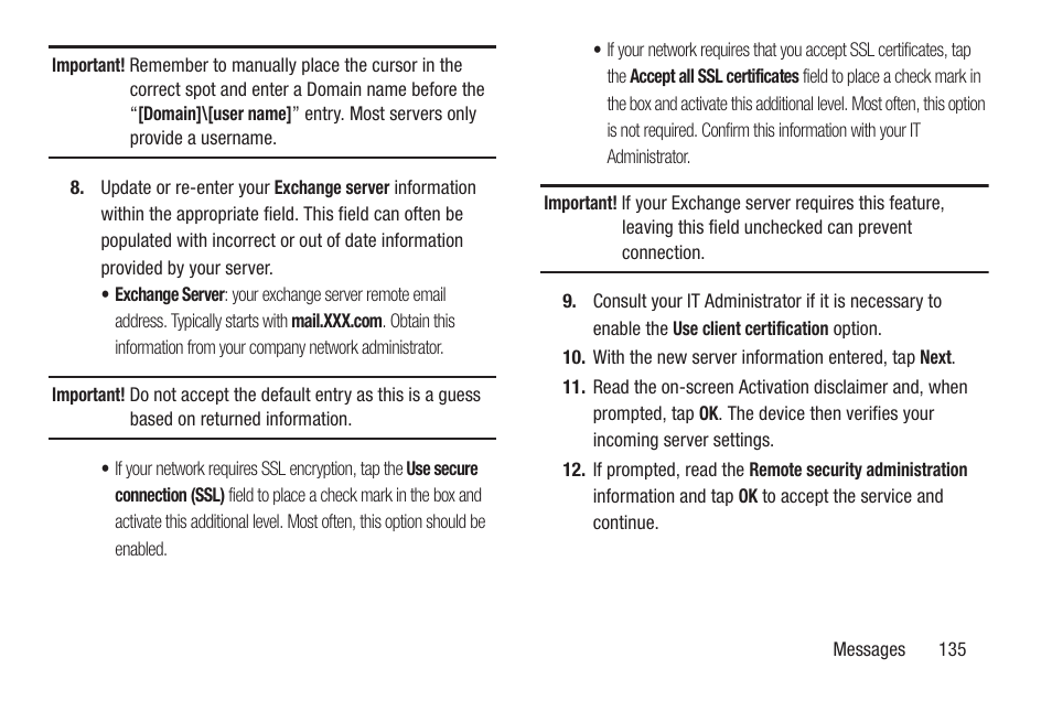 Samsung SGH-T699DABTMB User Manual | Page 141 / 344