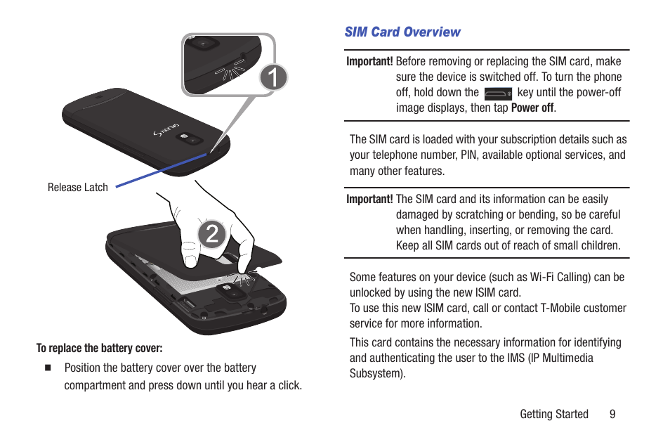 Samsung SGH-T699DABTMB User Manual | Page 15 / 344