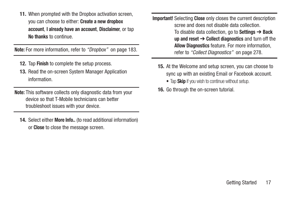 Samsung SGH-T699DABTMB User Manual | Page 23 / 344